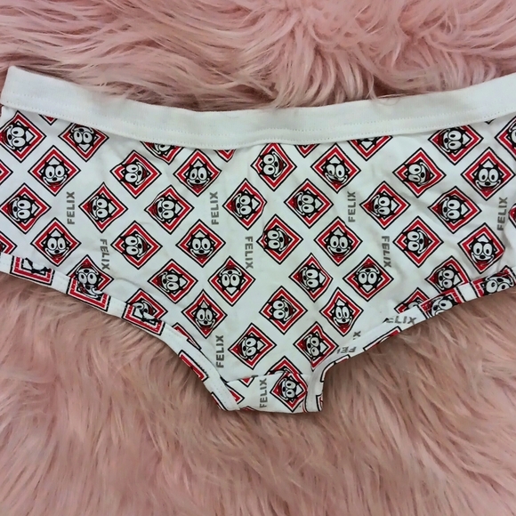 Brand New Y2K FELIX THE CAT LOGO BOYSHORT-S - Picture 2 of 4